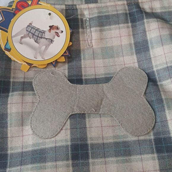 The Show and Tail, The Say Fleece Dog Coat  Fall Winter Sz L NWT - Picture 2 of 7